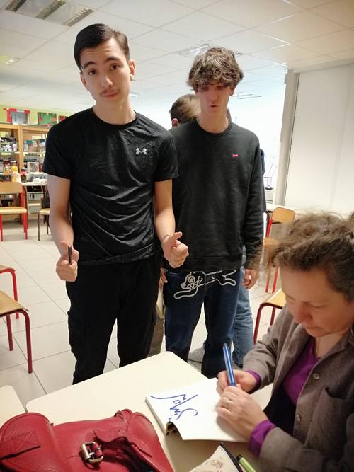 Pascale Perrier à la rencontre des 2d MPMIA : « Allez plus loin que l’apparence » 